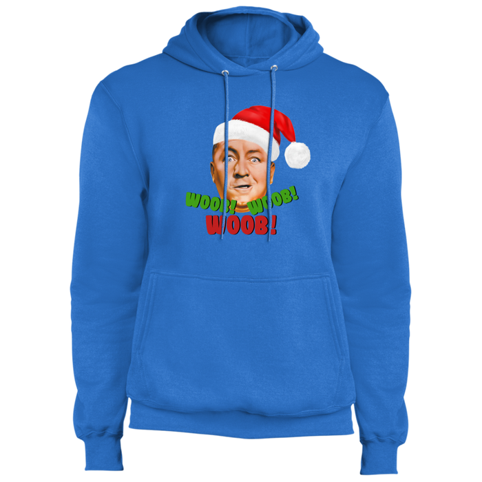 Three Stooges Curly Christmas Woob Fleece Pullover Hoodie