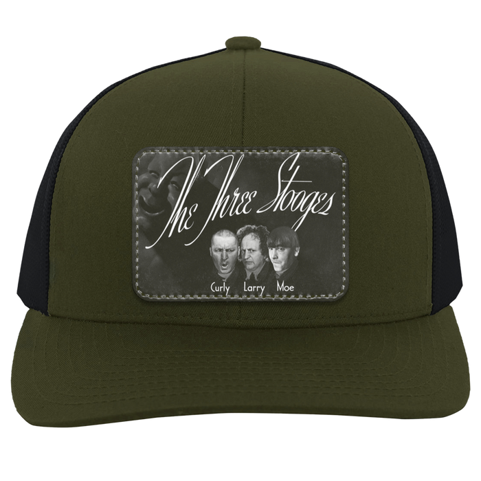 Three Stooges Alternate Credits Trucker Snap Back Hat - Patch