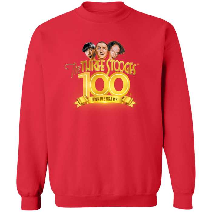 Three Stooges 100th Anniversary Crewneck Pullover Sweatshirt