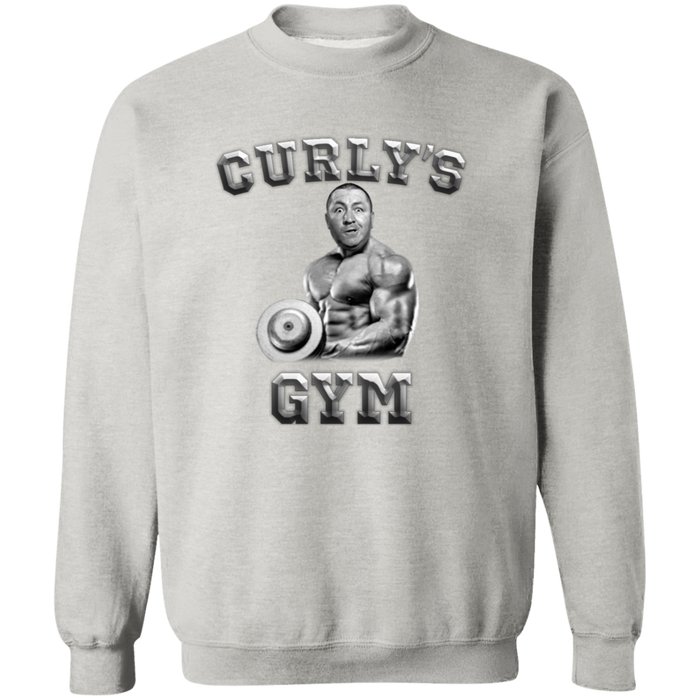 Three Stooges Curly's Gym Crewneck Pullover Sweatshirt