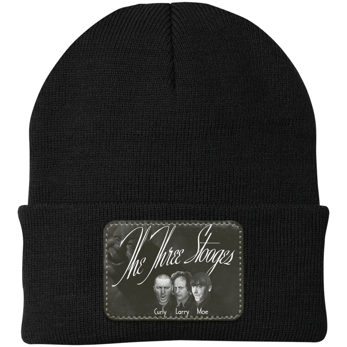 Three Stooges Knit Cap Beanie - Patch