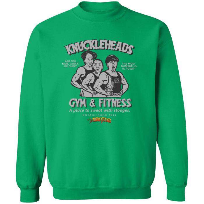 Three Stooges Knuckleheads Gym & Fitness Crewneck Sweatshirt