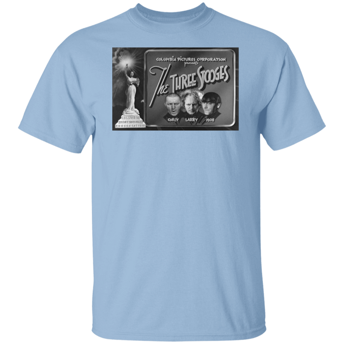 Three Stooges Columbia Pictures Full Logo Credits T Shirt