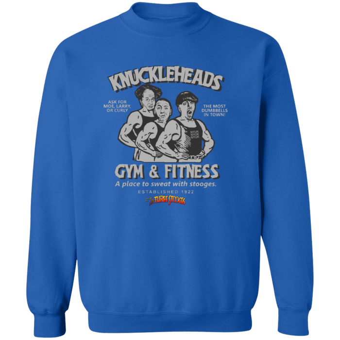 Three Stooges Knuckleheads Gym & Fitness Crewneck Sweatshirt