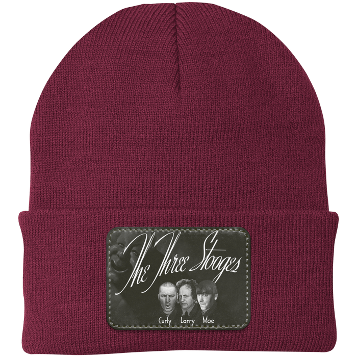Three Stooges Knit Cap Beanie - Patch