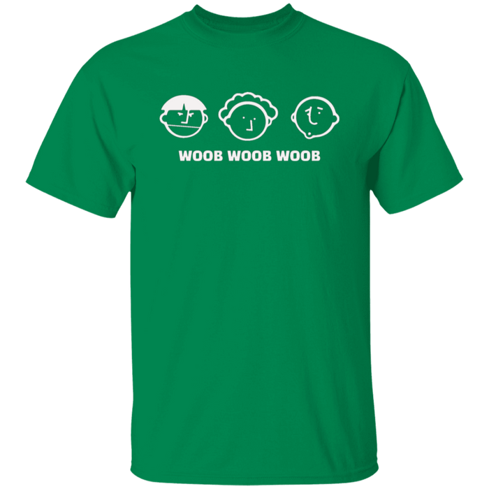 Three Stooges Woob Woob Woob Cartoon White T-Shirt