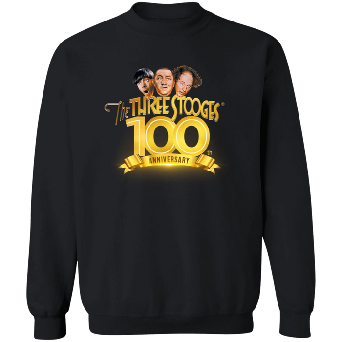 Three Stooges 100th Anniversary Crewneck Pullover Sweatshirt