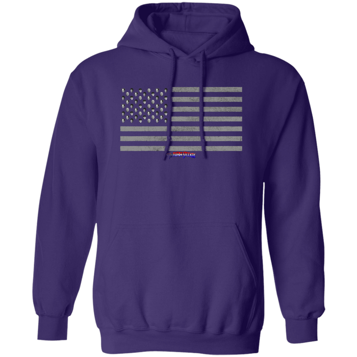 Three Stooges American Flag Heads Design Hoodie