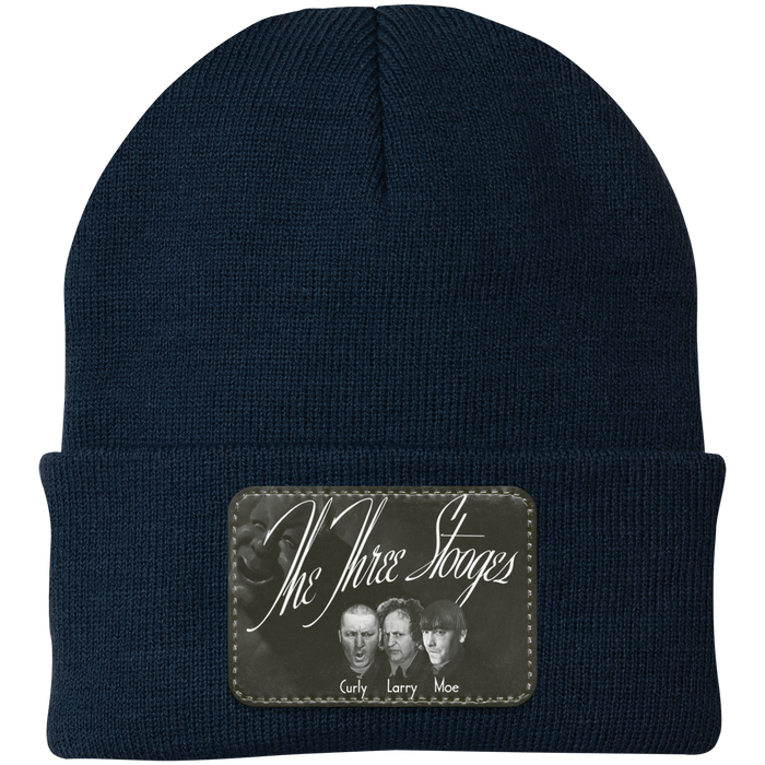 Three Stooges Knit Cap Beanie - Patch
