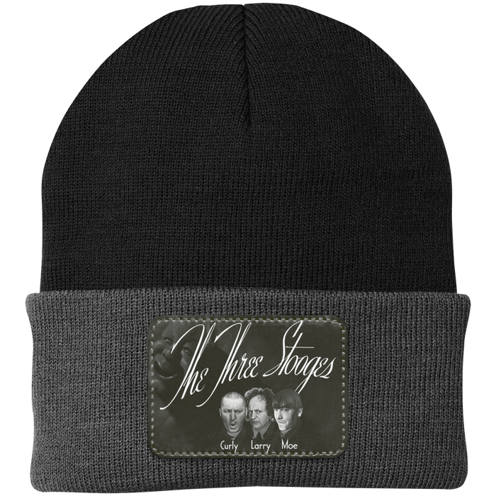 Three Stooges Knit Cap Beanie - Patch