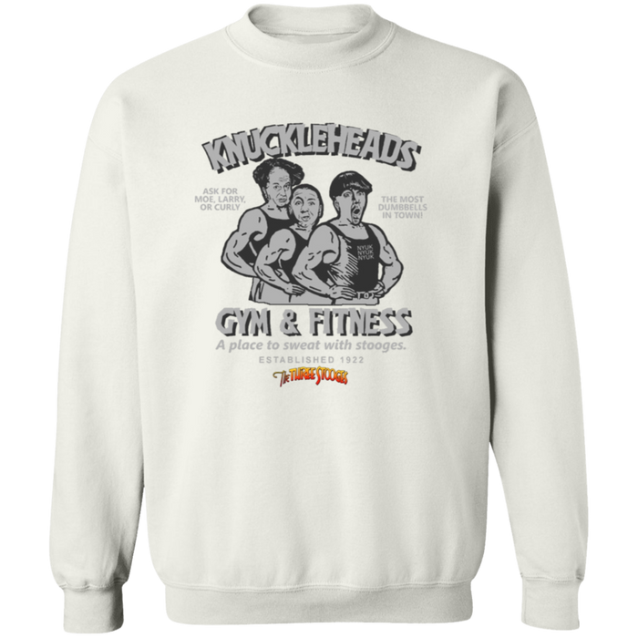 Three Stooges Knuckleheads Gym & Fitness Crewneck Sweatshirt