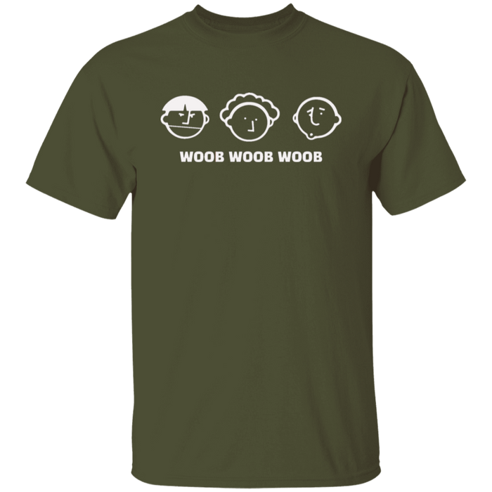 Three Stooges Woob Woob Woob Cartoon White T-Shirt