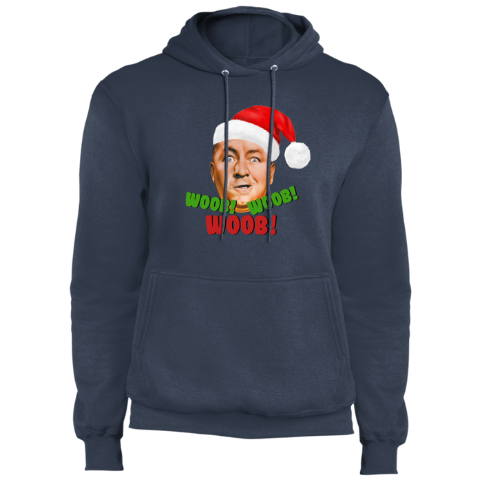 Three Stooges Curly Christmas Woob Fleece Pullover Hoodie