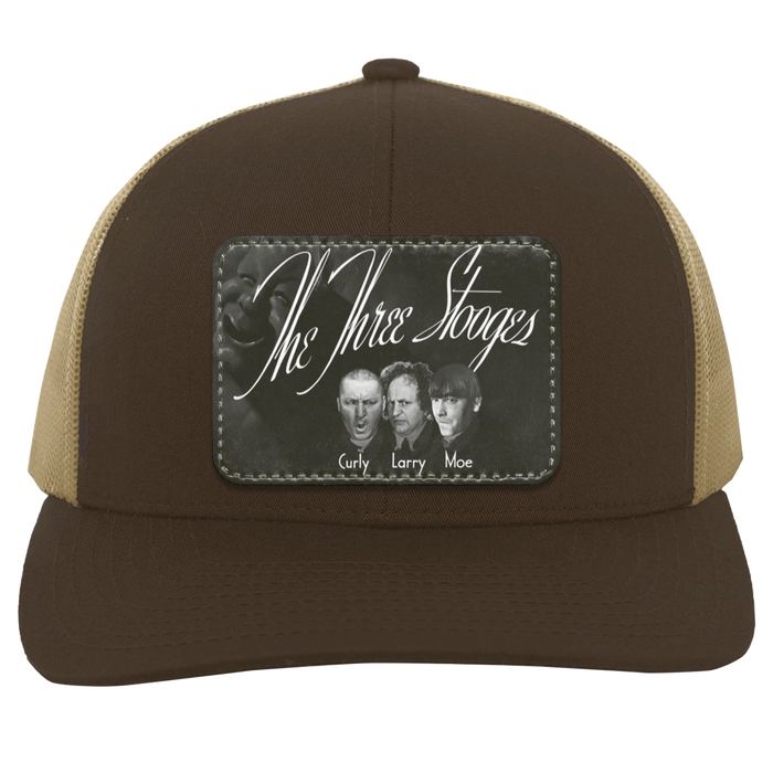 Three Stooges Alternate Credits Trucker Snap Back Hat - Patch