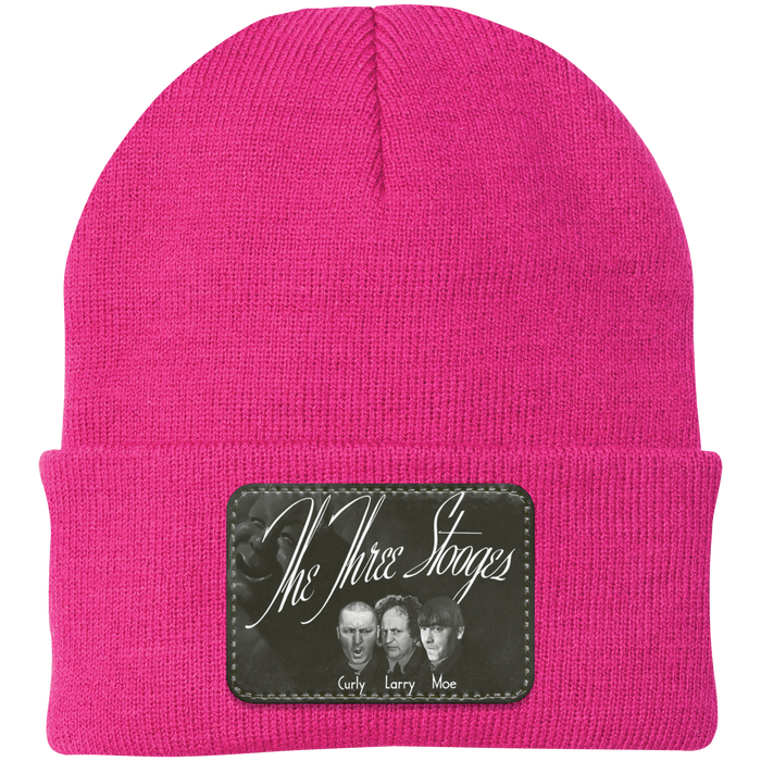 Three Stooges Knit Cap Beanie - Patch