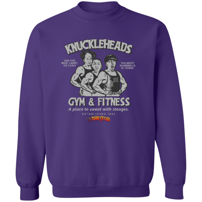 Three Stooges Knuckleheads Gym & Fitness Crewneck Sweatshirt