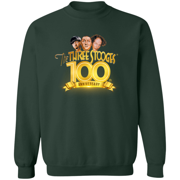 Three Stooges 100th Anniversary Crewneck Pullover Sweatshirt