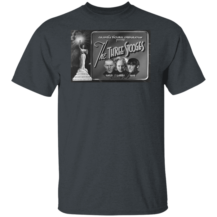 Three Stooges Columbia Pictures Full Logo Credits T Shirt