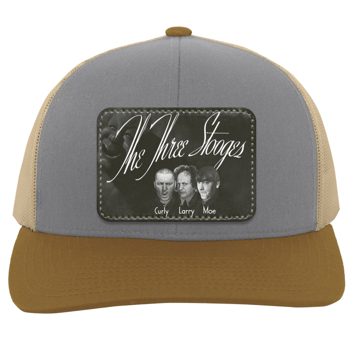 Three Stooges Alternate Credits Trucker Snap Back Hat - Patch