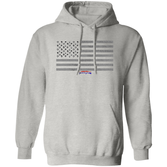 Three Stooges American Flag Heads Design Hoodie