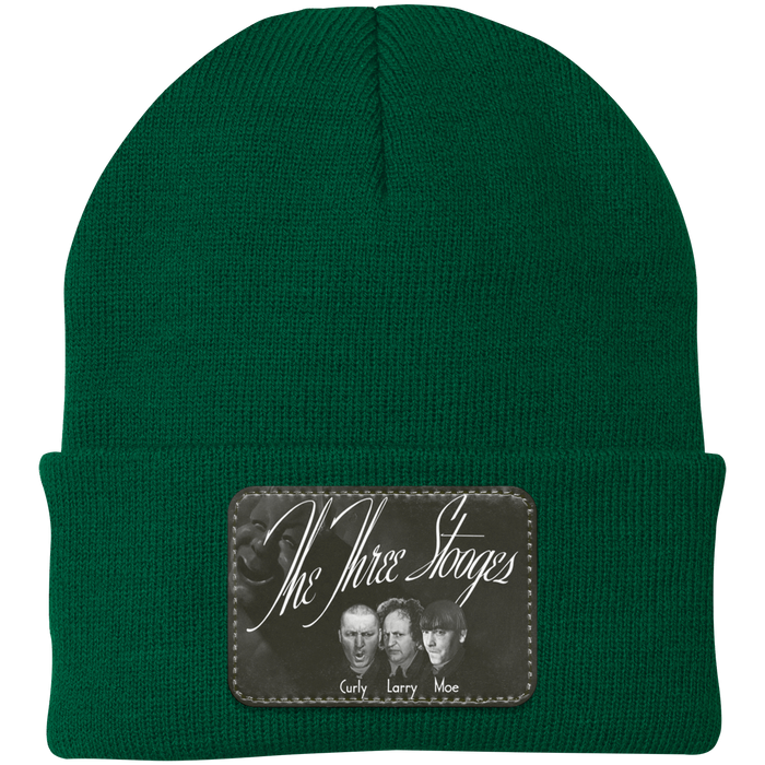 Three Stooges Knit Cap Beanie - Patch