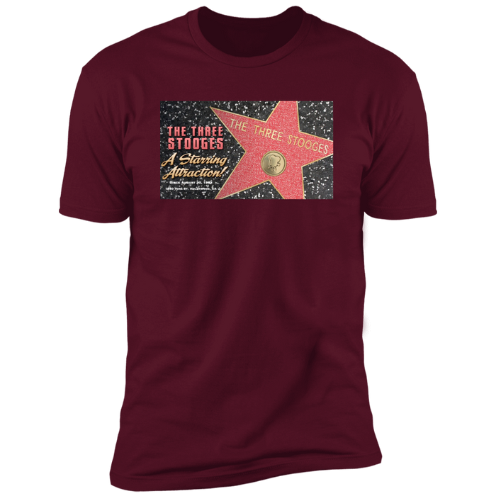 Three Stooges Hollywood Walk Of Fame Star T-Shirt