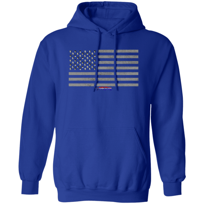Three Stooges American Flag Heads Design Hoodie