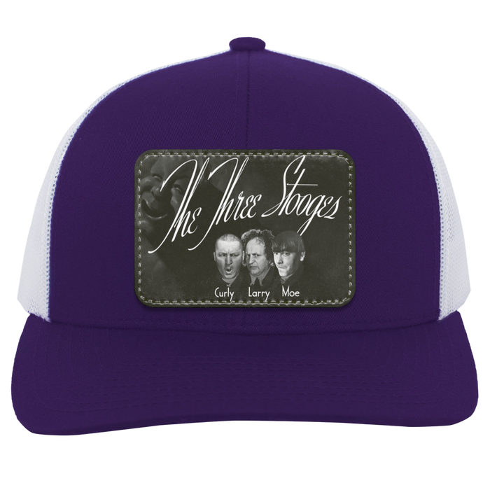 Three Stooges Alternate Credits Trucker Snap Back Hat - Patch