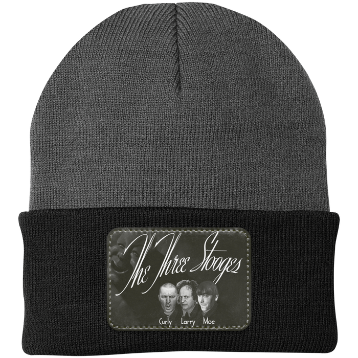 Three Stooges Knit Cap Beanie - Patch