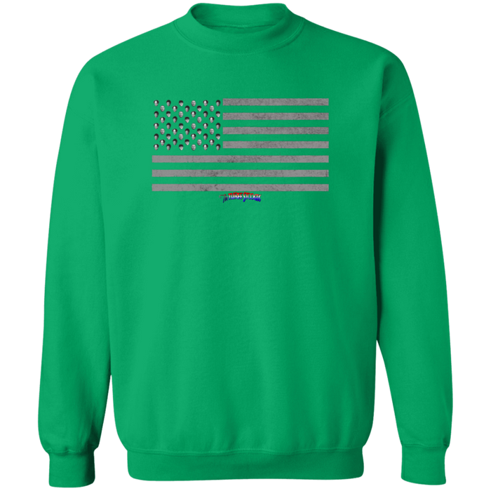 Three Stooges American Flag Heads Design Sweatshirt