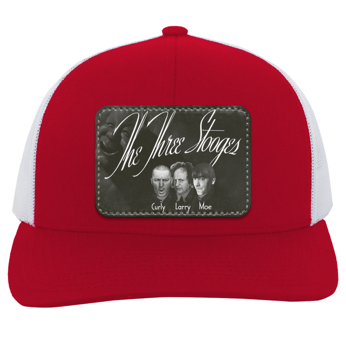 Three Stooges Alternate Credits Trucker Snap Back Hat - Patch