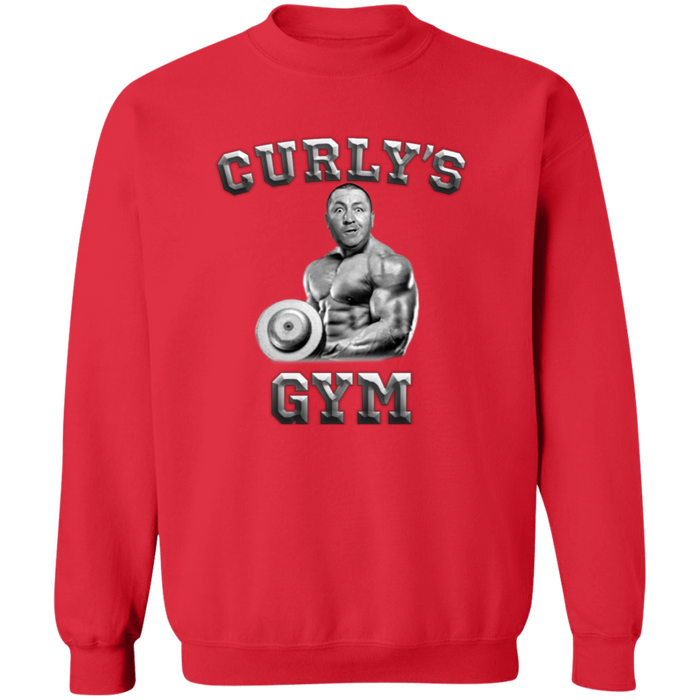 Three Stooges Curly's Gym Crewneck Pullover Sweatshirt