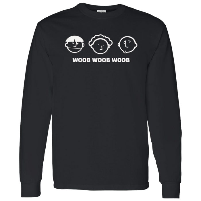 Three Stooges Woob Cartoon Long Sleeve T-Shirt