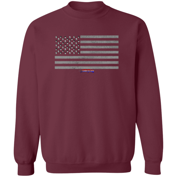 Three Stooges American Flag Heads Design Sweatshirt