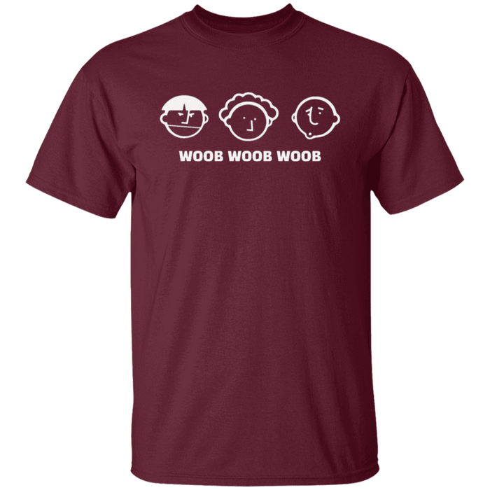 Three Stooges Woob Woob Woob Cartoon White T-Shirt