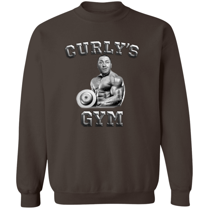 Three Stooges Curly's Gym Crewneck Pullover Sweatshirt