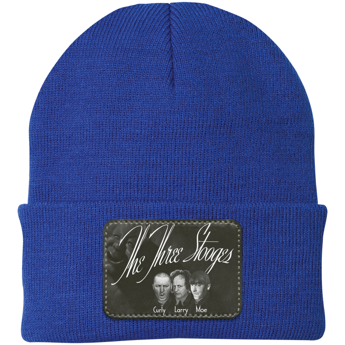 Three Stooges Knit Cap Beanie - Patch