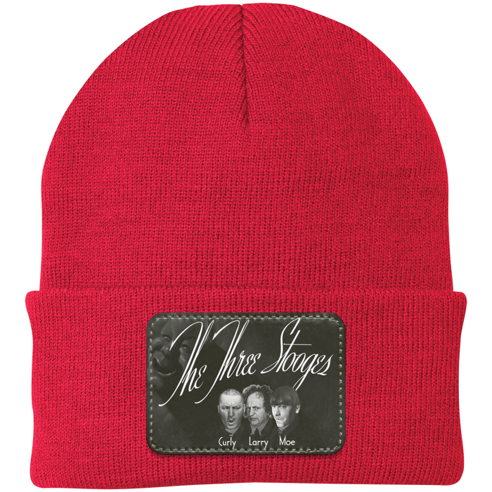 Three Stooges Knit Cap Beanie - Patch