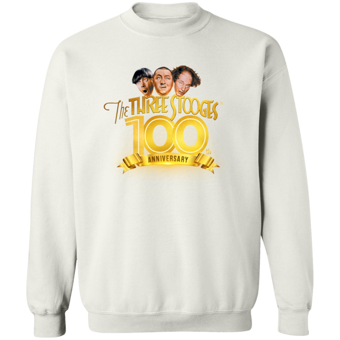 Three Stooges 100th Anniversary Crewneck Pullover Sweatshirt