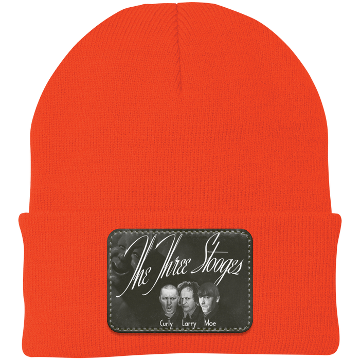 Three Stooges Knit Cap Beanie - Patch