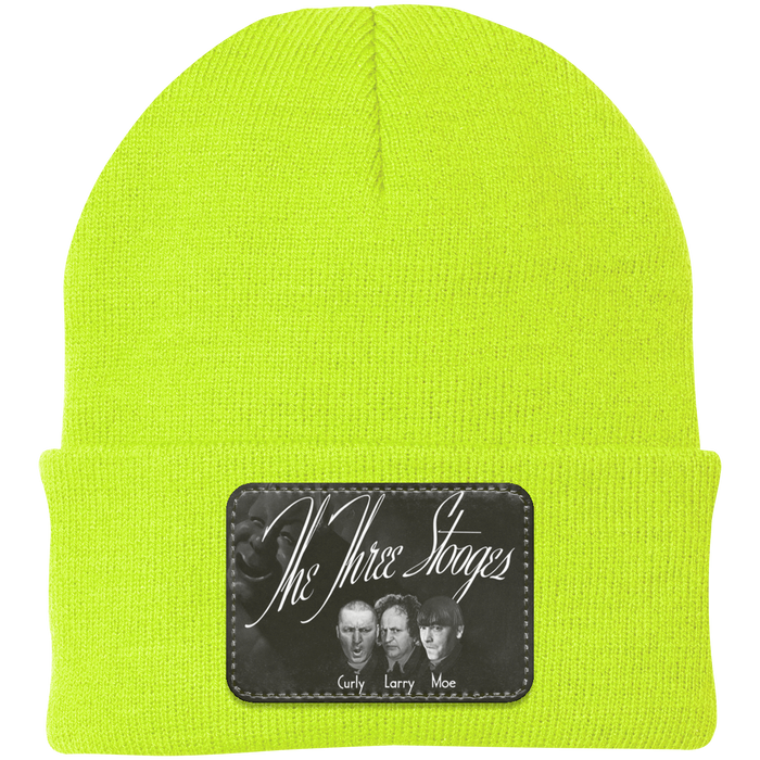 Three Stooges Knit Cap Beanie - Patch
