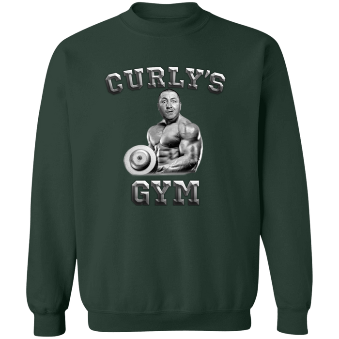 Three Stooges Curly's Gym Crewneck Pullover Sweatshirt