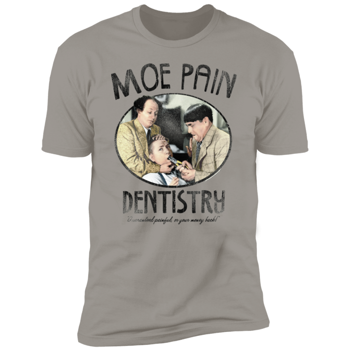 Three Stooges Moe Pain Dentistry Premium Short Sleeve T-Shirt