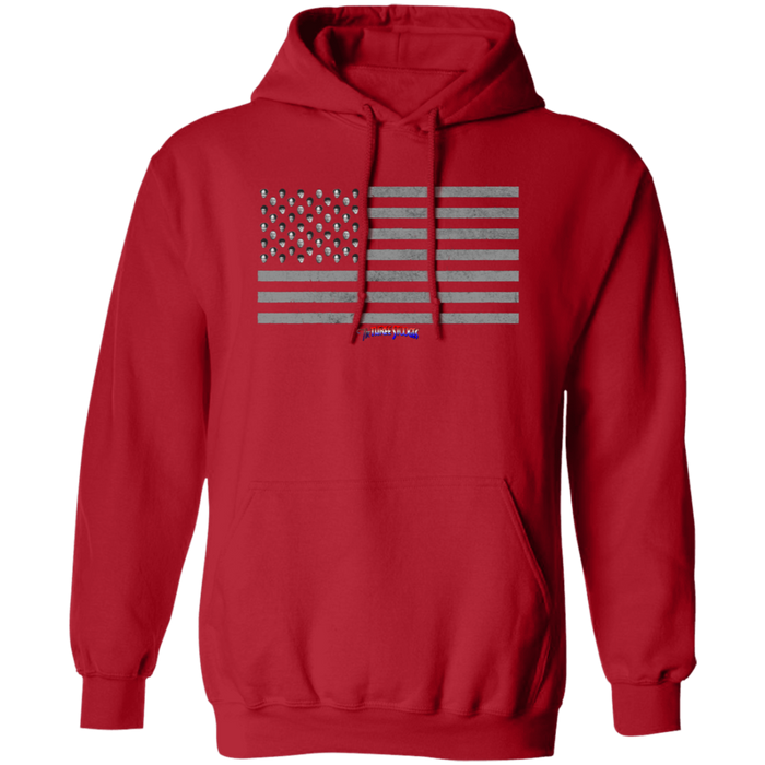 Three Stooges American Flag Heads Design Hoodie