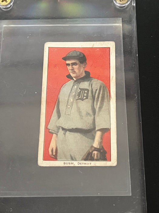 1909-11 T206 Piedmont 350 DONIE BUSH Authentic Vintage Detroit Tigers