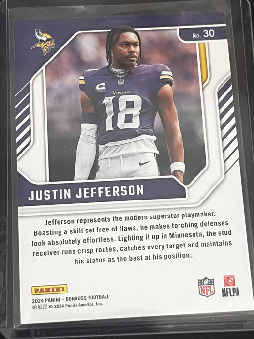 2024 Donruss - Elite Series - Justin Jefferson Minnesota Vikings #30