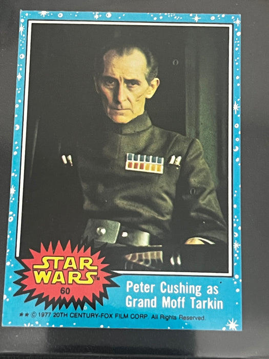1977 Topps Star Wars #60 Peter Cushing as Grand Moff Tarkin