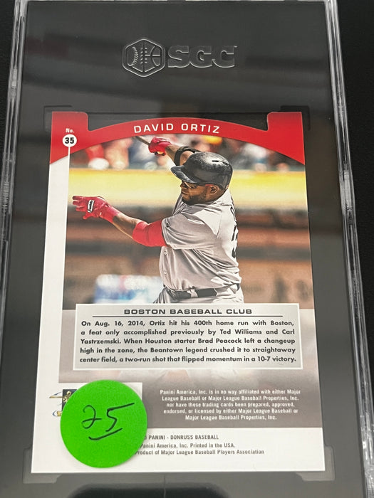 2015 Donruss Preferred Upper Reserved Cut to the Chase Bronze 48/49 David Ortiz