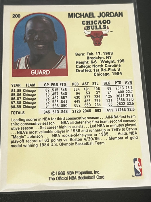 1989-90 NBA Hoops - Michael Jordan #200