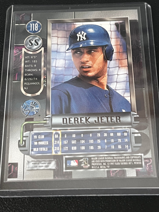 1997 Skybox Metal Universe Derek Jeter #118 Yankees